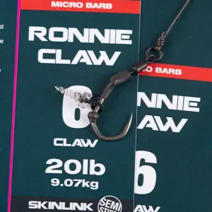 Líder montado Nash Ronnie Claw Rig Barbless image-2