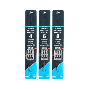 Líder montado Nash Ring Blow Back Rig Barbless image-2