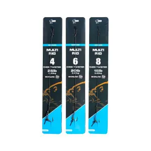 Líder montado Nash Fluoro Multi Rig Barbless image-1