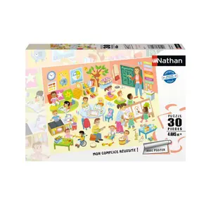 30-piece puzzle - A Day at School Nathan image-1