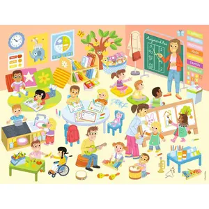 30-piece puzzle - A Day at School Nathan image-0