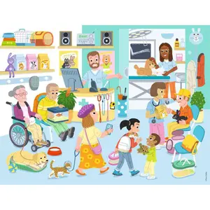 30-piece puzzle - At the veterinary clinic Nathan image-0