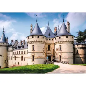 1000-piece puzzle - The Château de Chaumont / Roots and Wings Nathan image-1