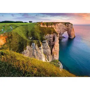 1000-piece puzzle - View of the cliffs of Etretat / Roots and Wings Nathan image-1