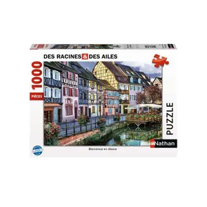 1000-piece puzzle - Welcome to Alsace / Roots and Wings Nathan image-1