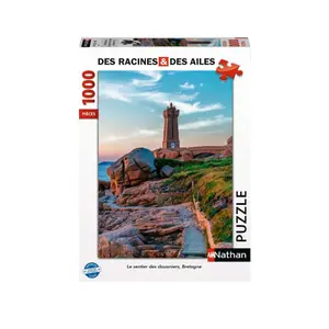 1000-piece puzzle - The customs path, Brittany / Roots and wings Nathan image-0
