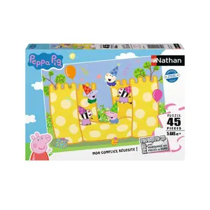 45-piece puzzle - Peppa Pig Party Nathan image-0
