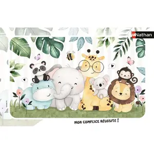 15-Piece Puzzle - Frame - Cute Animals Nathan image-0