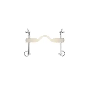 Morso da bridle per cavallo con gioghi corti e passaggio della lingua Nathe 20 mm