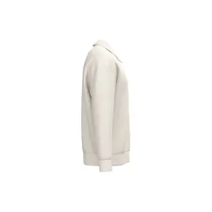 Polo collar quarter zip sweatshirt with dropped shoulders Native Spirit image-2