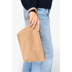 Washed corduroy eco-friendly pouch Native Spirit image-1