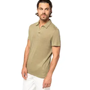 Poloshirt aus Leinen Native Spirit image-1