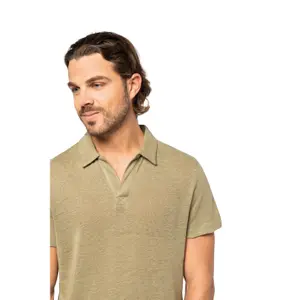 Poloshirt aus Leinen Native Spirit image-3