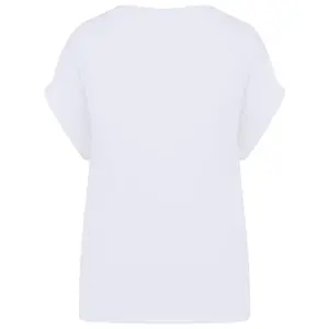 Ekologisk t-shirt med uppvikta ärmar för kvinnor Native Spirit image-1