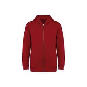 ns405-hibiscusred-miljovanlig-huvtroja-med-dragkedja-for-barn-native-spirit-hibiskusrod