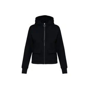 Eco-friendly zipped hoodie for women Native Spirit French Terry