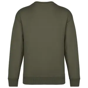 Eco-friendly oversized round neck sweatshirt Native Spirit image-1