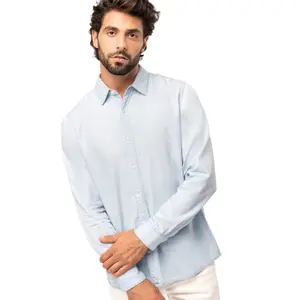 Washed cotton twill shirt Native Spirit image-0