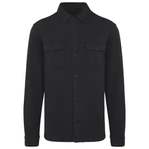 Faded fleece shirt jacket made from eco-friendly materials Native Spirit image-0