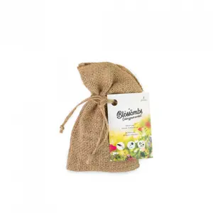 Seed bombs - jute pouch - 8 balls Naturalys image-1