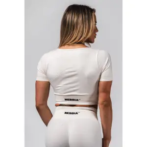 T-shirt femme Nebbia Flow Seamless Shaping image-1