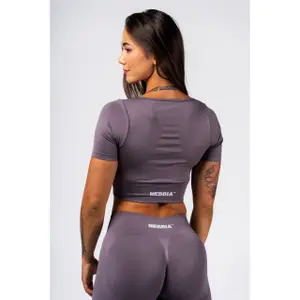 T-shirt femme Nebbia Flow Seamless Shaping image-1
