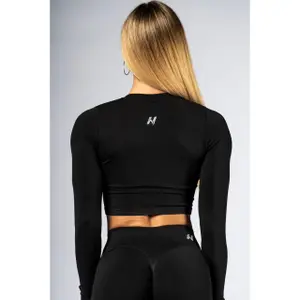 Γυναικείο μπλουζάκι με μακριά μανίκια Nebbia Power Crop Top image-1