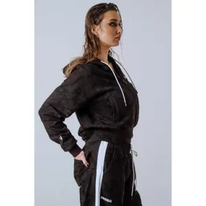 Sweatshirt med huva och dragkedja Nebbia Power image-2