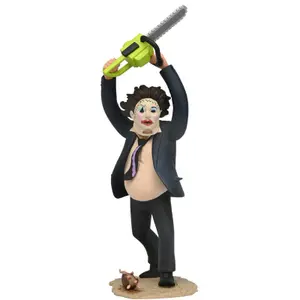 Figurine NECA Chainsaw Man Massacre 50th Anniversary Toony Terrors Leatherface Pretty Woman Texas image-0