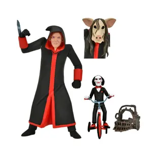 Figurine NECA Saw Toony Terrors Jigsaw Killer & Billy The Puppet Tricycle image-0