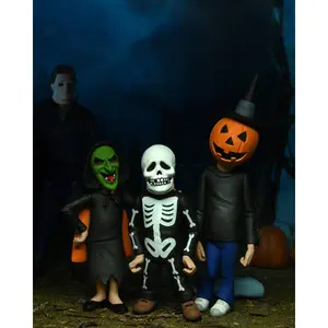 Lot de 3 figurines le sang du sorcier NECA Halloween 3 : Toony Terrors Trick or Treaters image-4