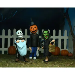 Lot de 3 figurines le sang du sorcier NECA Halloween 3 : Toony Terrors Trick or Treaters image-6