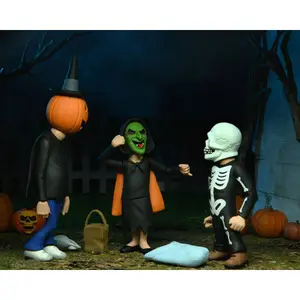 Lot de 3 figurines le sang du sorcier NECA Halloween 3 : Toony Terrors Trick or Treaters image-2