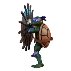 Statuetta da collezione NECA Tortues Ninja (Cartoon) Ultimate Donatello VHS