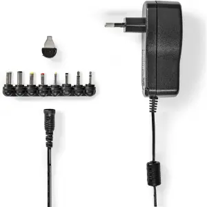 Adattatore elettrico a tensione variabile con 9 punte Nedis ACPA109
