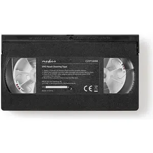 Cassette de nettoyage pour tête de lecture VHS Nedis