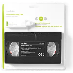 Cassette de nettoyage pour tête de lecture VHS Nedis image-1