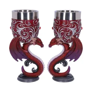 Taglio bambino Nemesis Now Saint Valentin Dragons Devotion (x2) image-0