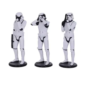 Set of 3 figurines Nemesis Now Stormtrooper Trois Sages