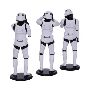 Set of 3 figurines Nemesis Now Stormtrooper Trois Sages image-1