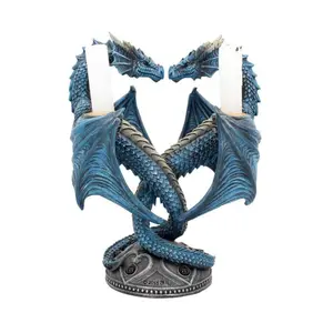 Portacandele Nemesis Now Anne Stokes Dragon Heart image-3