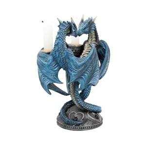 Portacandele Nemesis Now Anne Stokes Dragon Heart image-5