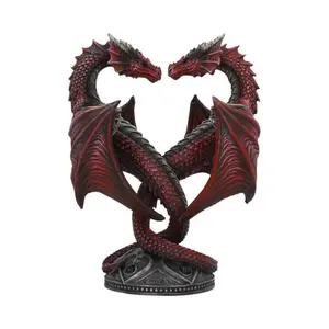 Portavelas Nemesis Now Anne Stokes Dragon Heart Valentine's Edition image-0
