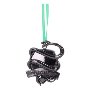 Christmas tree decoration Nemesis Now Harry Potter Slytherin Crest image-0