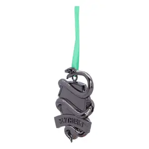 Christmas tree decoration Nemesis Now Harry Potter Slytherin Crest image-1