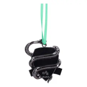 Christmas tree decoration Nemesis Now Harry Potter Slytherin Crest image-2