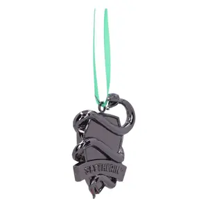 Christmas tree decoration Nemesis Now Harry Potter Slytherin Crest image-3