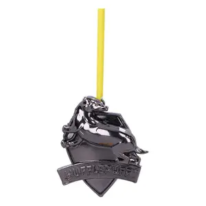 Christmas tree decoration Nemesis Now Harry Potter Hufflepuff Crest image-0