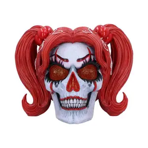 Figurine Nemesis Now Drop Dead Gorgeous Skull Cackle and Chaos image-0