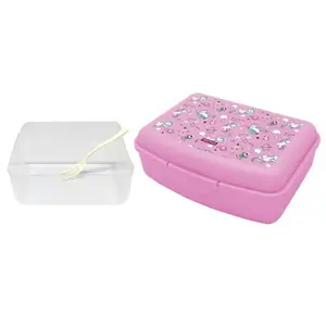 Lunch box per bambini + separatore con forchetta Nerthus image-1